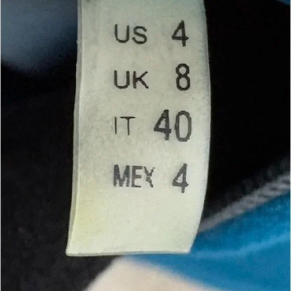 Tahari Tailored Zip-Front Blue Dress | Size 4 | Work to Cocktail - Picture 6 of 6